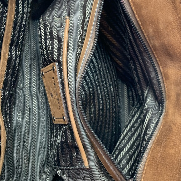 SOLD! PRADA couture VelvetySoft Leather Tote Purse - Picture 11 of 16